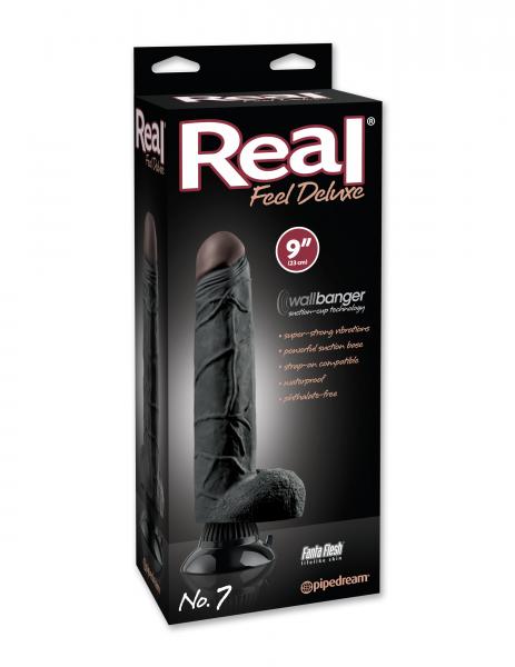 Real Feel Deluxe #7 9" Black Vibe