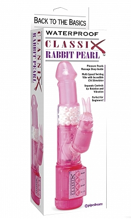 Classix Waterproof Rabbit Pearl - Pink - Click Image to Close