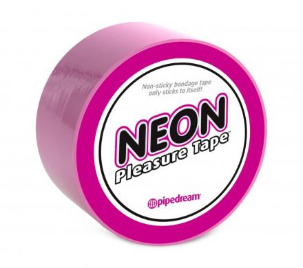 Neon Bondage Tape Pink - Click Image to Close