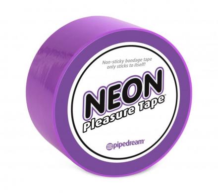 Neon Bondage Tape Purple - Click Image to Close