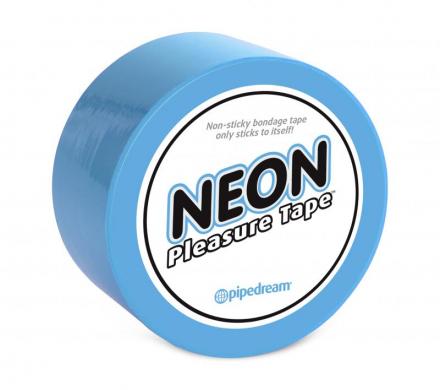 Neon Bondage Tape Blue - Click Image to Close