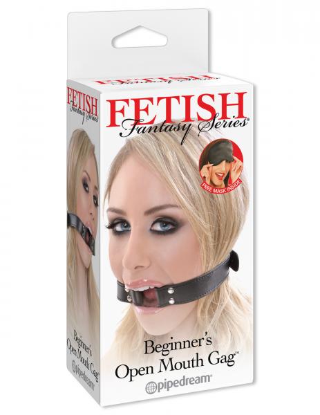 Fetish Fantasy Series Beginner's Open Mouth Gag - Click Image to Close