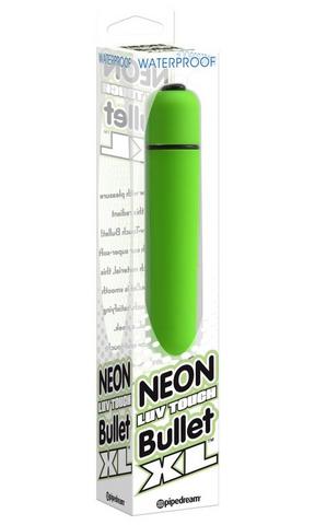 Neon Luv Touch Bullet Xl Green - Click Image to Close