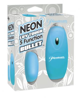 Neon Luv Touch Bullet Blue 5 Function - Click Image to Close