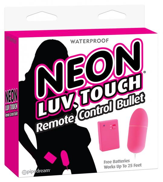Neon Luv Touch Remote Control Bullet Pink - Click Image to Close