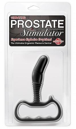 Vibrating Prostate Stimulator - Black - Click Image to Close