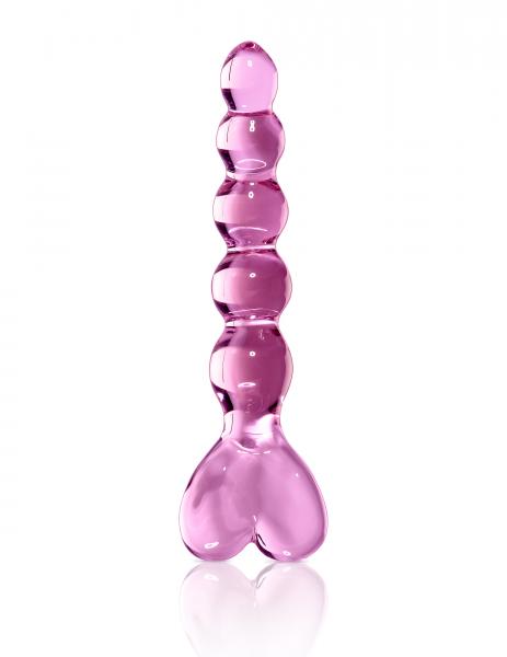 Icicles Glass Massager #43 Pink Beaded Probe
