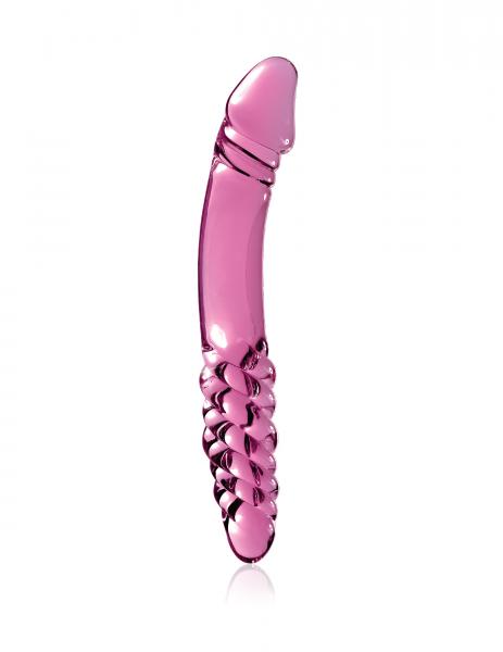 Icicles #57 Glass Massagers Pink Double Dildo