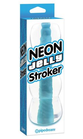 Neon Jelly Strokers Blue - Click Image to Close