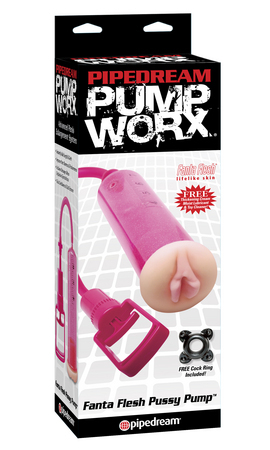 Pump Worx Fanta Flesh Pussy Pump - Click Image to Close