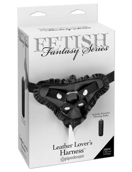Fetish Fantasy Leather Lover's Harness - Click Image to Close