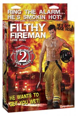 Filthy Fireman Love Doll - Click Image to Close