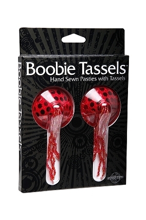 Boobie Tassels Red - Click Image to Close
