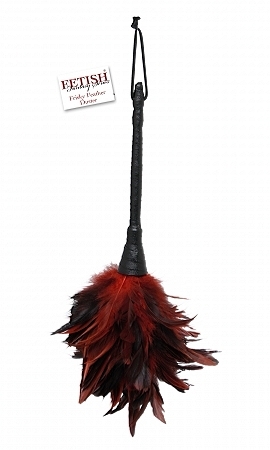 Fetish Fantasy Series Frisky Feather Duster Red - Click Image to Close