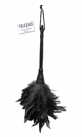Fetish Fantasy Series Frisky Feather Duster Black - Click Image to Close