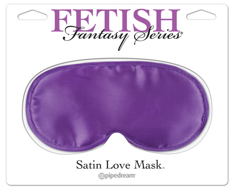 Fetish Fantasy Series Satin Love Mask Purple - Click Image to Close