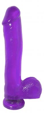 Basix 10in Purple W/Suction Cup - Click Image to Close