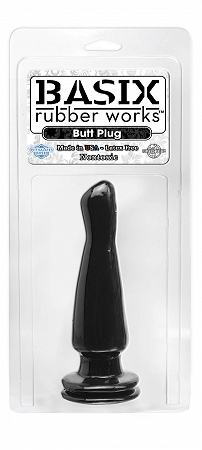 Basix 5in Butt Plug Black - Click Image to Close