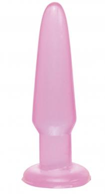 Basix 3.5in BeginnerS Butt Plug Pink - Click Image to Close
