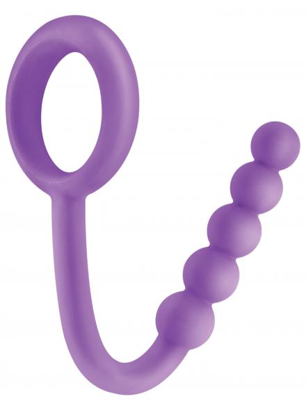 Fetish Fantasy Ball Cinch with Anal Bead Purple - Click Image to Close