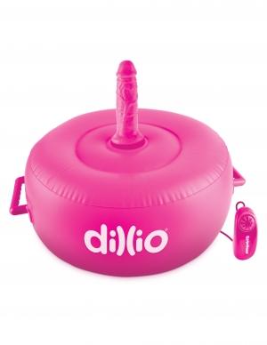 Dillio Vibrating Inflatable Hot Seat Pink