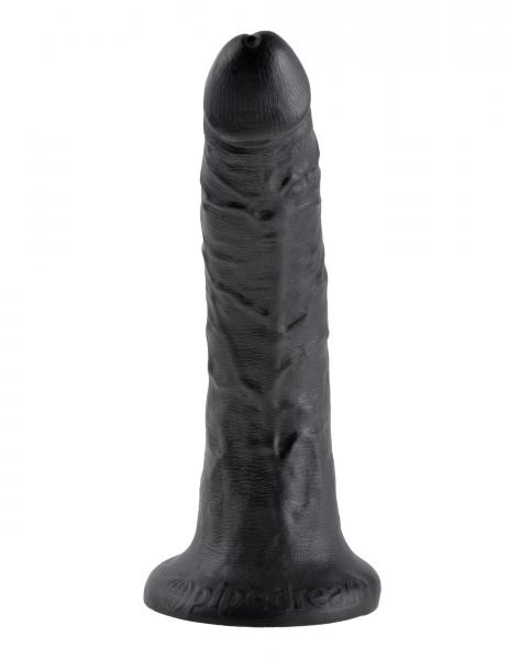 King Cock 7 Inches Cock Black - Click Image to Close