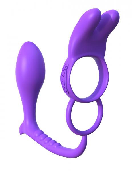 Fantasy C-Ringz Ass-Gasm Vibrating Rabbit Purple