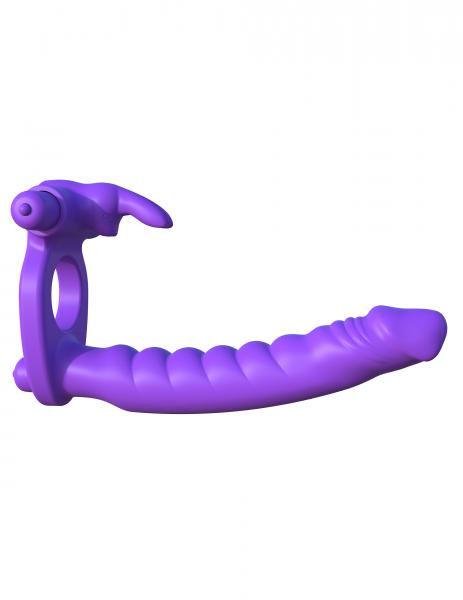 Fantasy C-Ringz Double Penetrator Rabbit Purple - Click Image to Close