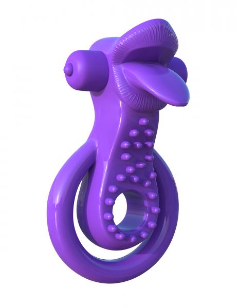 Fantasy C-Ringz Lovely Licks Couples Ring Purple - Click Image to Close