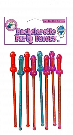 Bachelorette Party Cocktail Stirrers - Click Image to Close