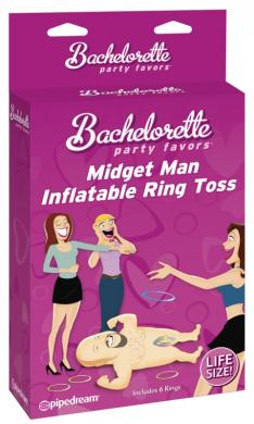 Midget Man Inflatable Ring Toss - Click Image to Close