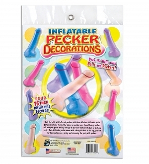 Inflatable Peckers- 4 pc.