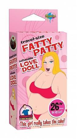Travel Size Fatty Patty Blow Up Doll - Click Image to Close