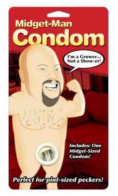 Midget Man Condom - Click Image to Close