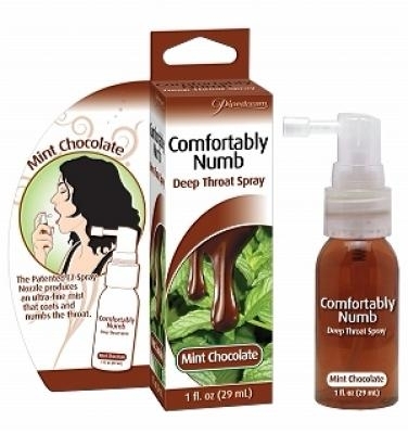 Comfortably Numb Deep Throat Spray - Mint - Click Image to Close