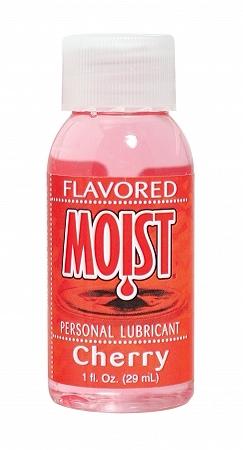 Flavored Moist Lube Cherry 1oz - Click Image to Close