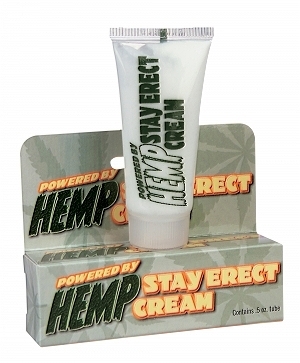 Hemp Stay Erect Cream .5 fl.oz. - Click Image to Close