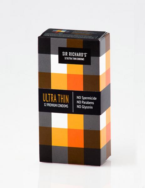 Sir Richard's Ultra Thin Latex Condoms 12 Pack - Click Image to Close