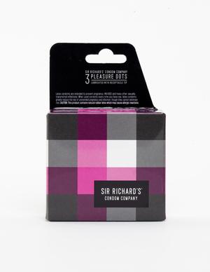 Sir Richard's Pleasure Dot's 3 Pack Latex Condoms - Click Image to Close