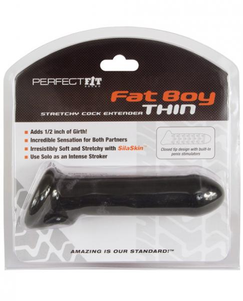 Perfect Fit Fat Boy Thin Sheath Black - Click Image to Close