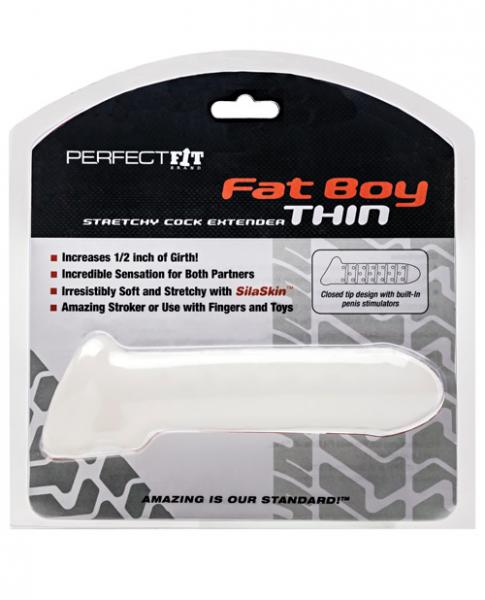 Perfect Fit Fat Boy Thin Sheath Clear - Click Image to Close