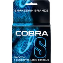 Cobra S Smooth Latex Condoms 3 Pack - Click Image to Close