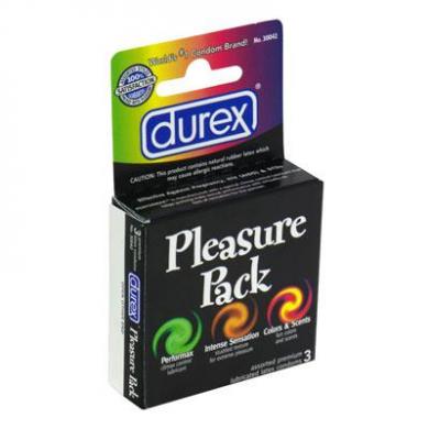 Durex Pleasure Pack 3pk - Click Image to Close