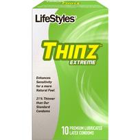 Lifestyles Thinz Extreme Latex Condoms 10 Pack - Click Image to Close