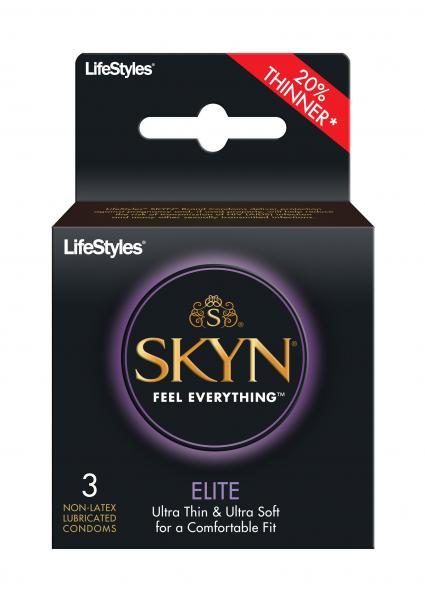 Lifestyles Skyn Selection Non-Latex Condoms 3 Pack - Click Image to Close