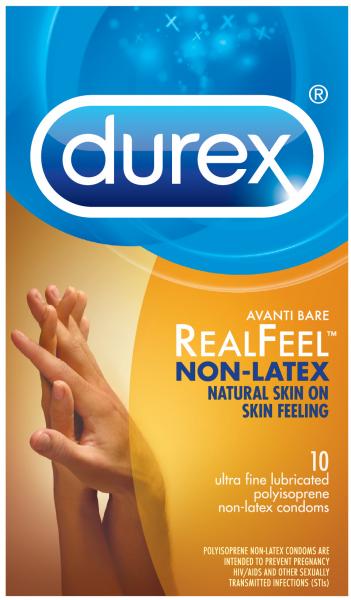 Durex Avanti Reel Feel Non Latex 10 Pack Condoms - Click Image to Close