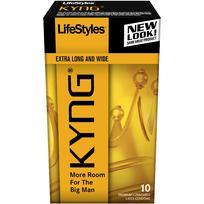 Lifestyles Kyng Latex Condoms 10 Pack - Click Image to Close