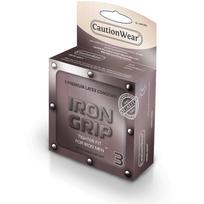 Iron Grip Snugger Fit Lubricated Condom 3Pk - Click Image to Close
