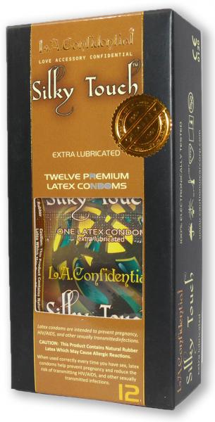 L.A. Confidental Silky Touch Latex Condoms 12 Pack - Click Image to Close