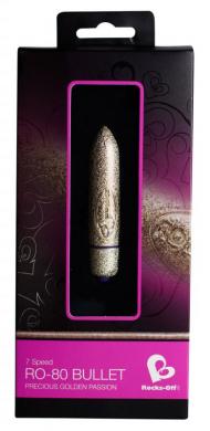 Bullet 80Mm 7 Speed Glittering Gold - Click Image to Close